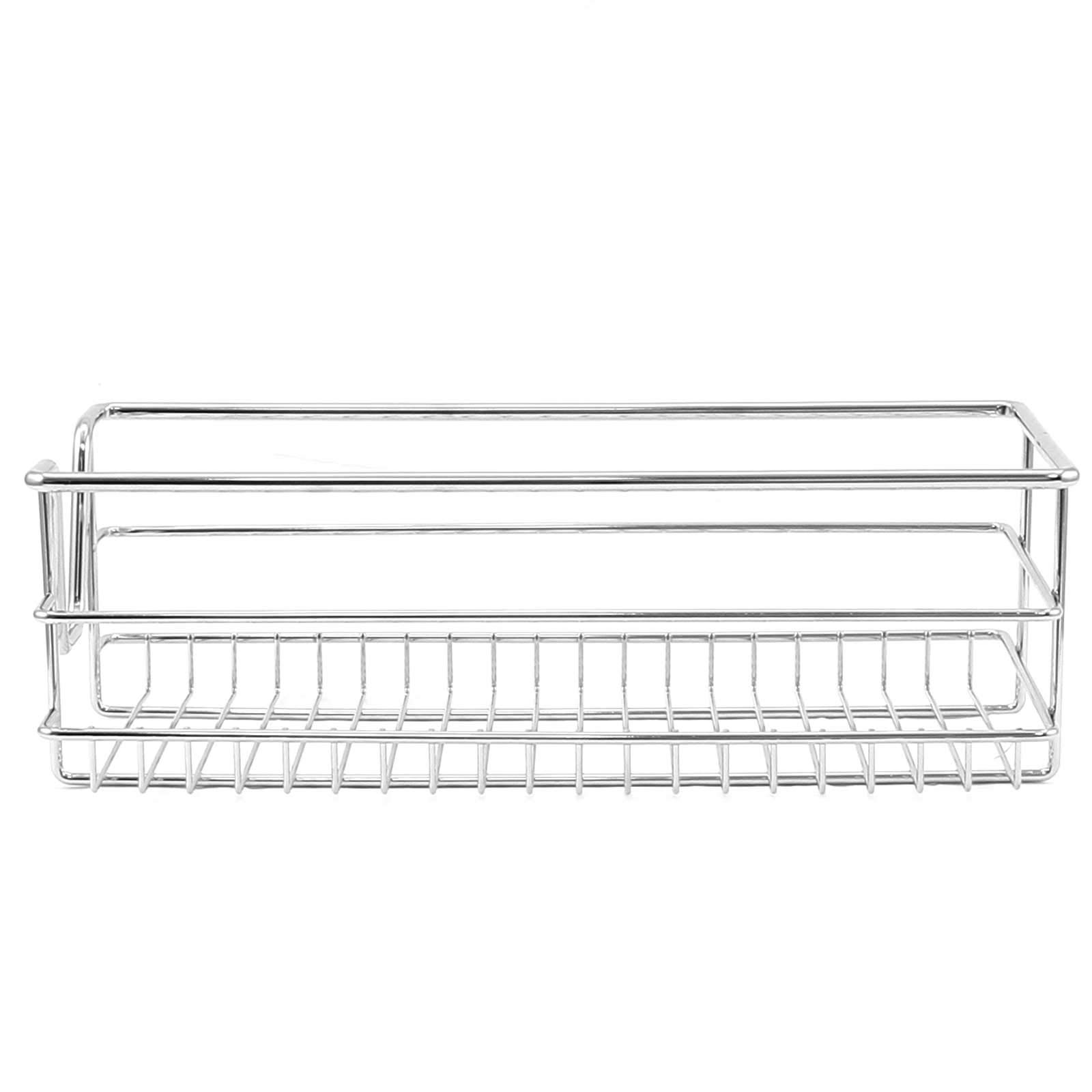 KuKoo Lot de 2 paniers-tiroirs de Rangement coulissants à Fermeture amortie, pour Placard de 300 mm de Large