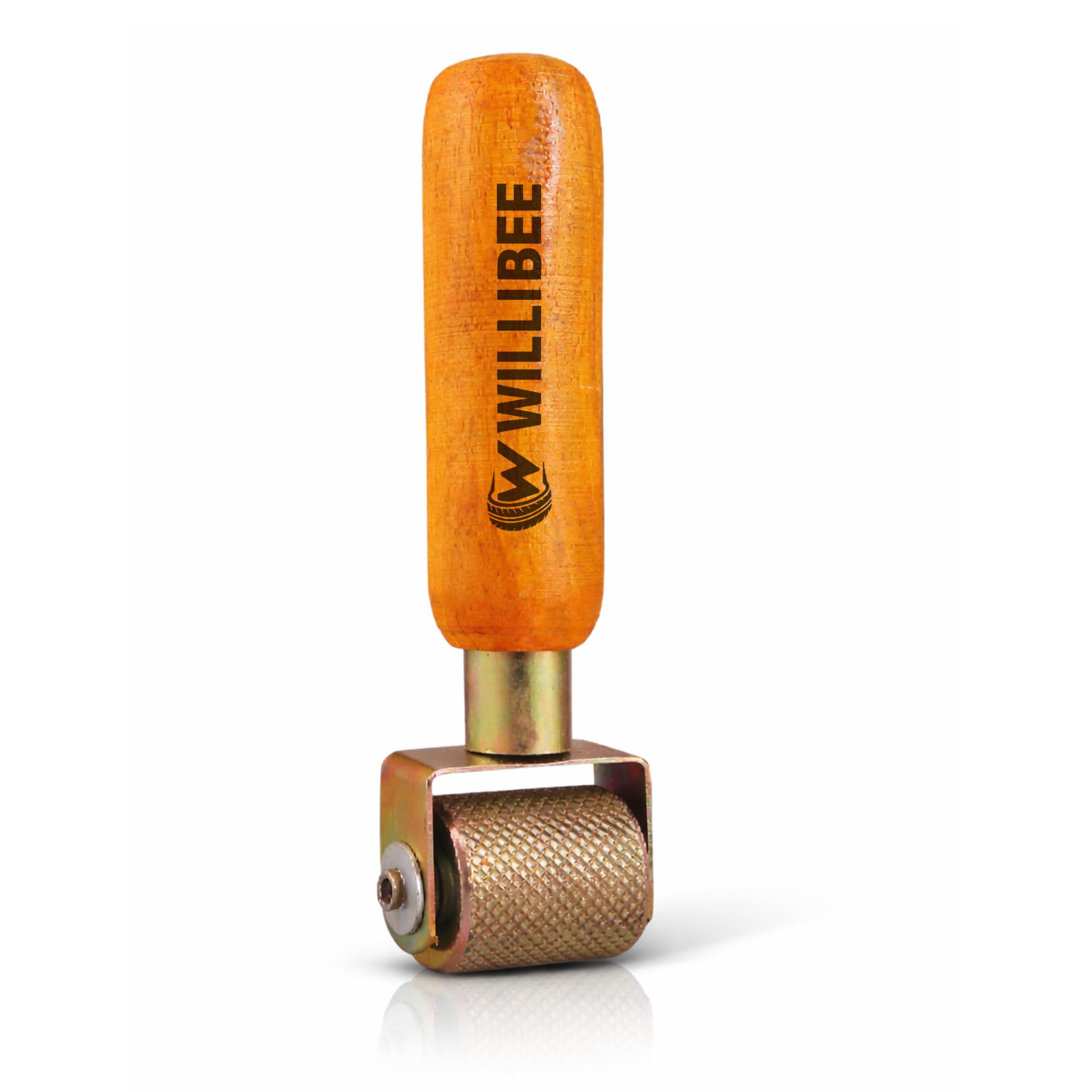 Tyre Patch Repair Tool | Wooden Handle Tire Puncher Patch Stitch Roller with Bearing | Tube & Tubeless Puncture Repair Tool-picture-32