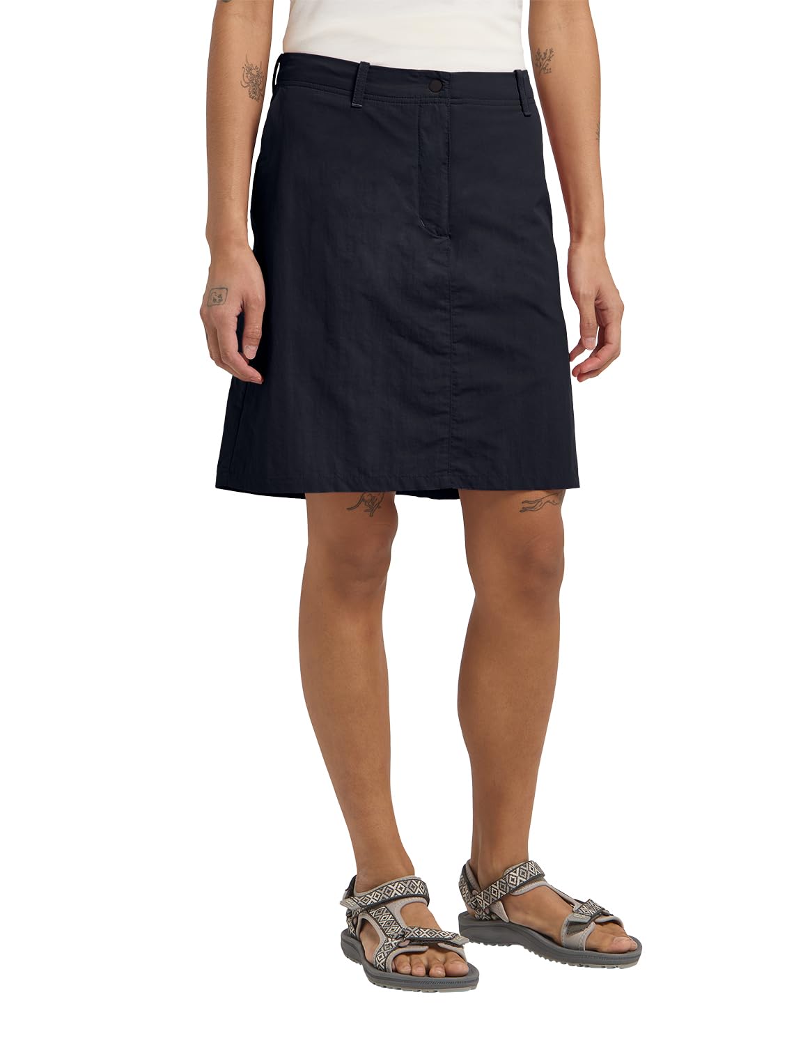 Jack Wolfskin Women's Tihama W Skort, Dark Navy, 8