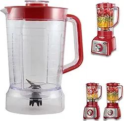 Copo Liquidificador Mondial Premium L1000 Vermelho Cristal