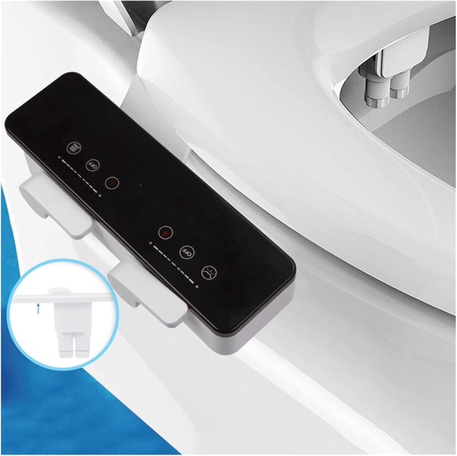 Bidet Toilet Seat Attachment Non-Electric Mechanical Bathroom Washing Nozzle Sprinkler Fresh