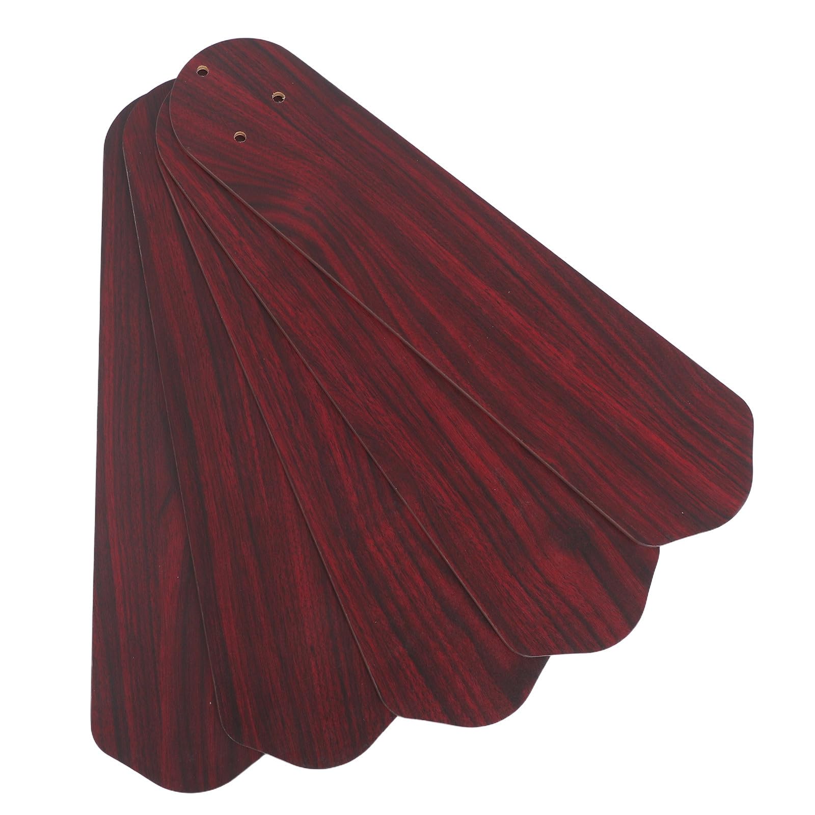 Hojas de ventilador de madera vintage de 48 pulgadas con diseño decorativo artesanal