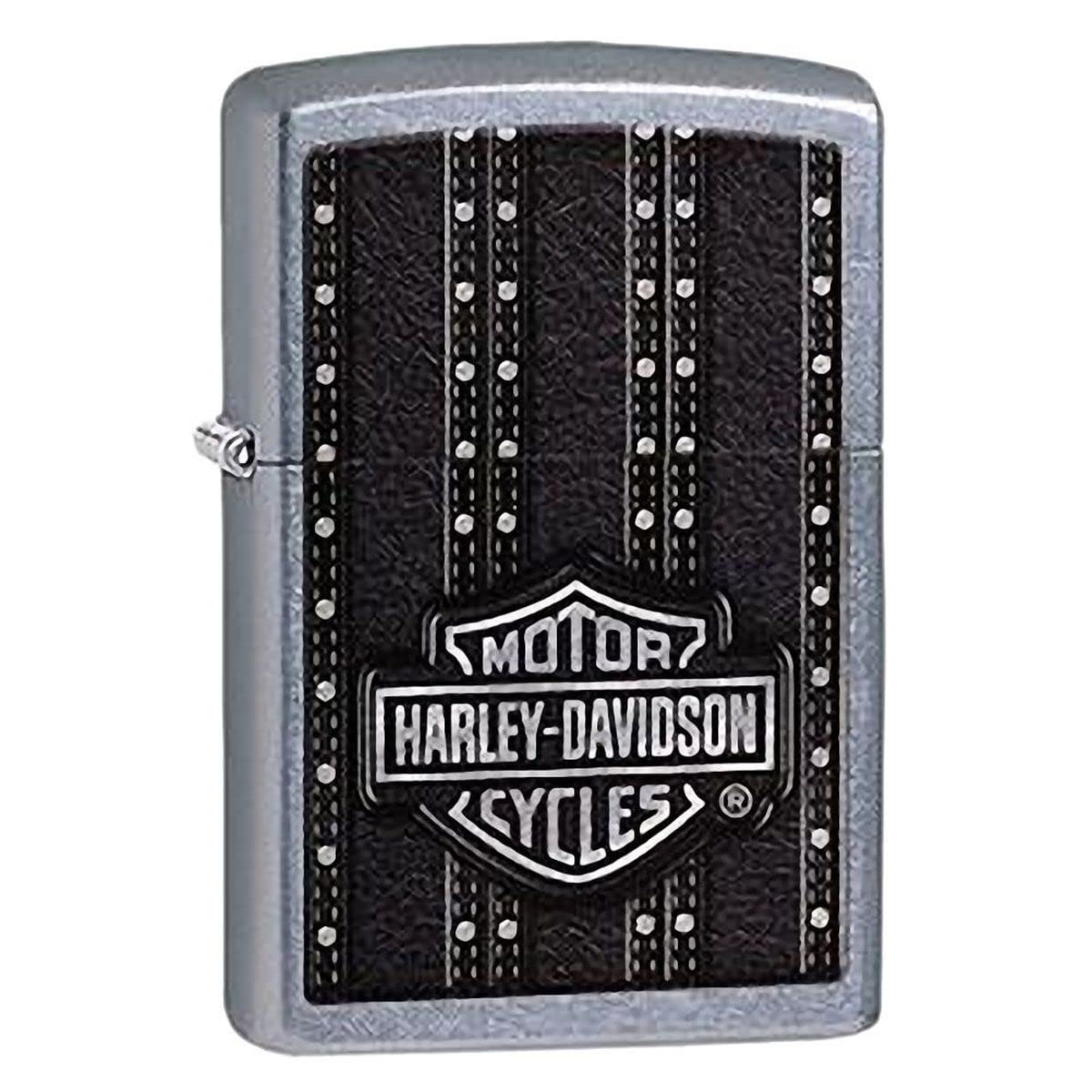 Briquet tempête Zippo Harley Davidson Noir rechargeable essence