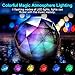 VersionTECH. LED Bluetooth Speaker Colorful Wireless Loud Speaker with Remote Control, Enhanced Bass for iPhone iPad Samsung PC,Support Aux-in/tf Card