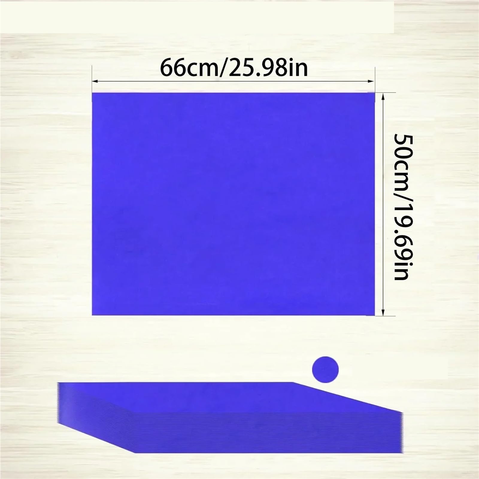 Papel De Regalo 10-100 hojas de papel de seda azul, 50x66cm, papel de regalo a granel for bodas, cumpleaños, manualidades, decoración for envolver festivales Para Festivales(100sheets)