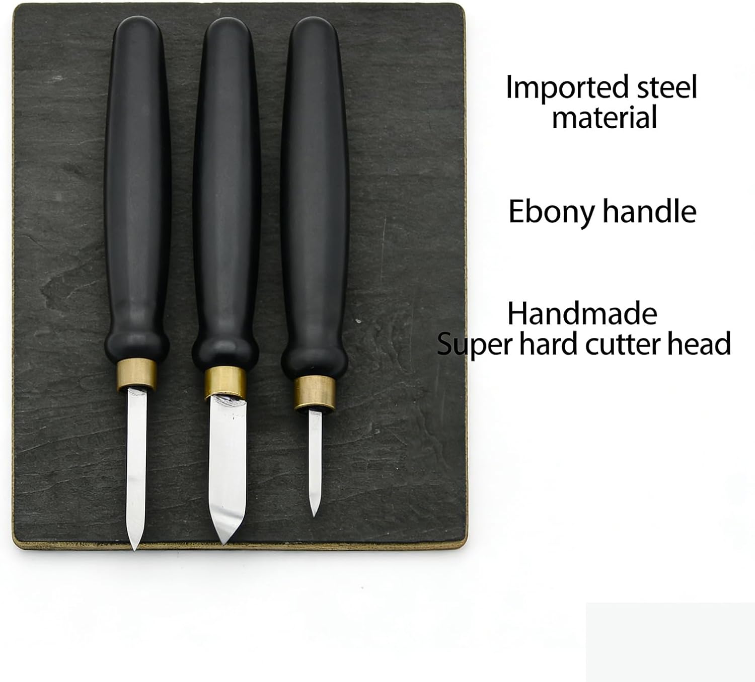 Copperplate Engraving Tools Set, Professional Woodcut Engraving Tools, High-Hardness Steel Blades for Printmaking and Art Education