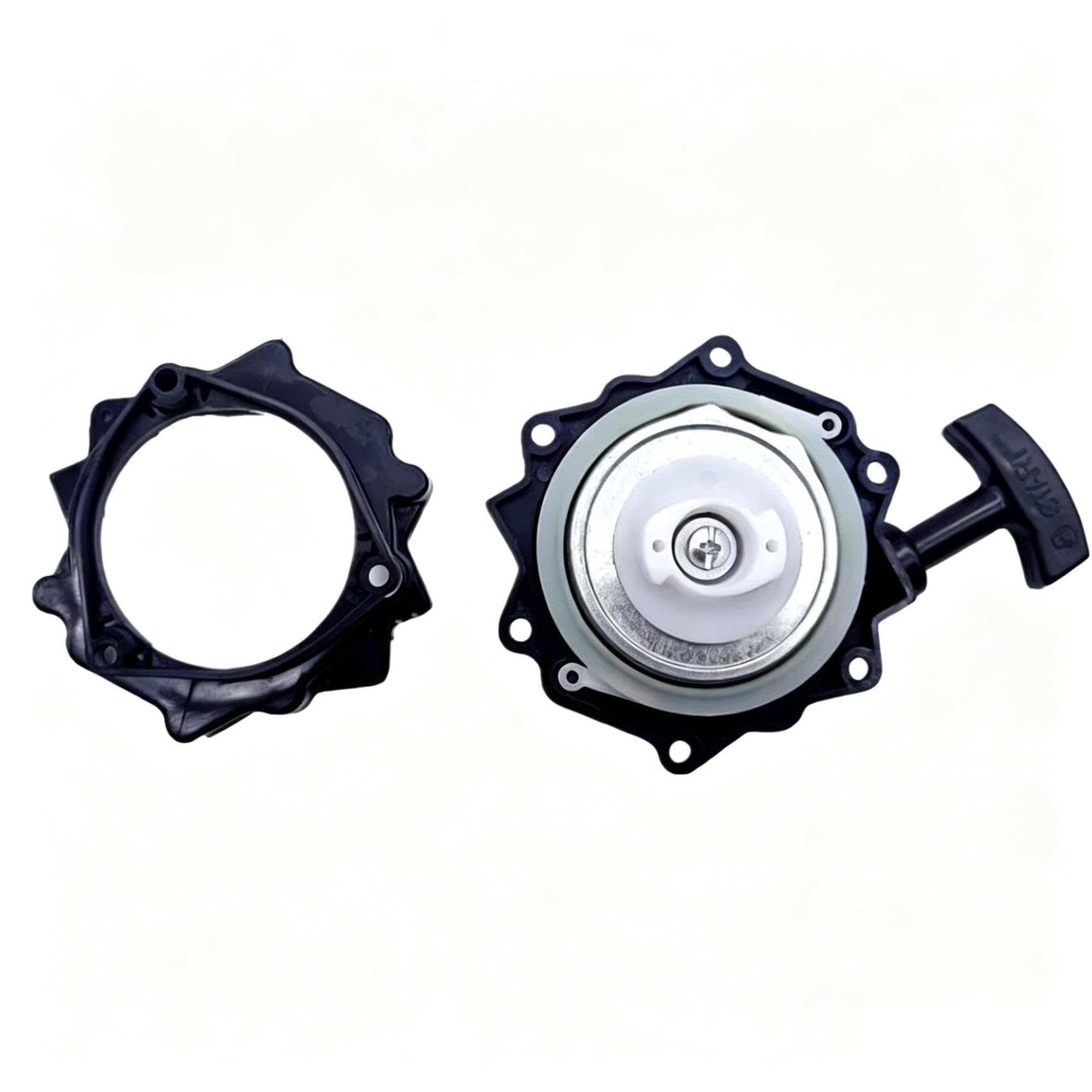 Arrancador De Retroceso, Compatible con Mitsubishi, TU26 767 768 1E43 430 Cortacésped Recortador Arranque De Rebobinado Cortacésped Arranque De Retroceso Piezas Sustitutas(4 Pawl)