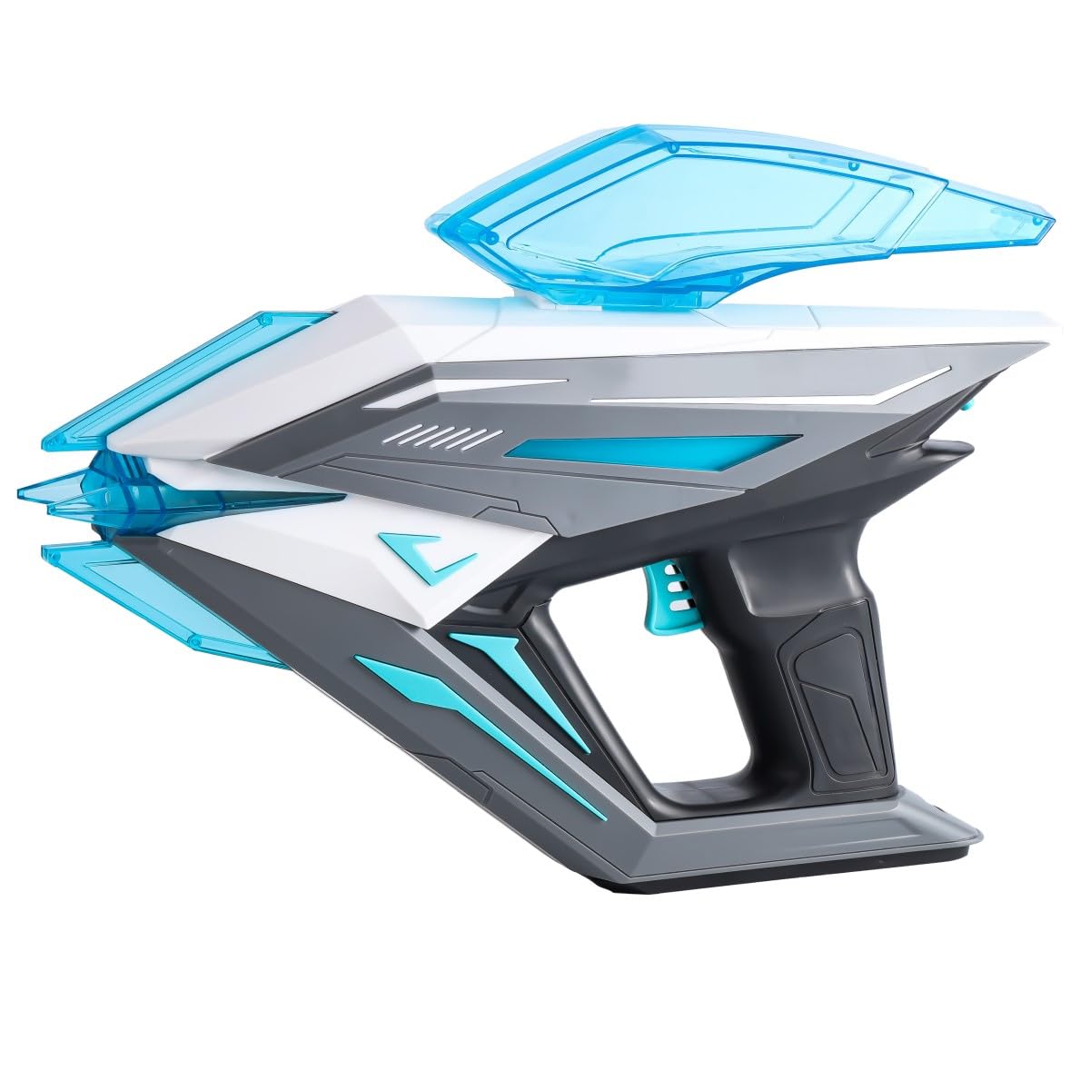 BuYou Gel Ball Blaster Electric with 25,500 Gel Balls, Gel Blaster LCD Screen, for Teenagers and Adults in Blue Camo 14+ | Eyewear | Rechargeable | Garden | Outdoor Games Activities.