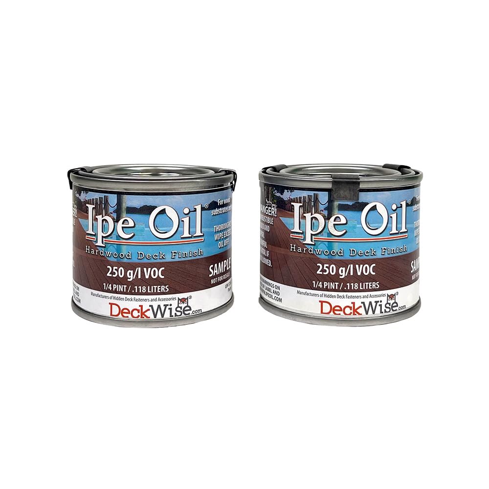 DeckWise Ipe Oil Hardwood Deck Natural Finish SemiTransparent 250 VOC