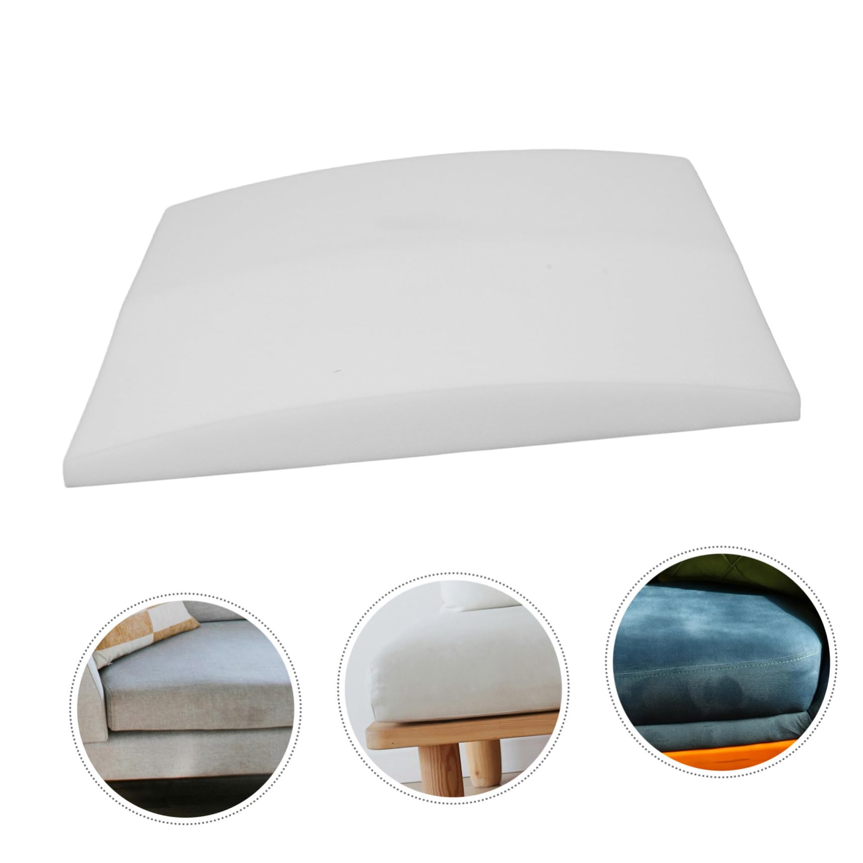 IMIKEYA Divano Spugna Riparazione 50x50 cm Cuscini Bianco Alta Facile Soggiorno