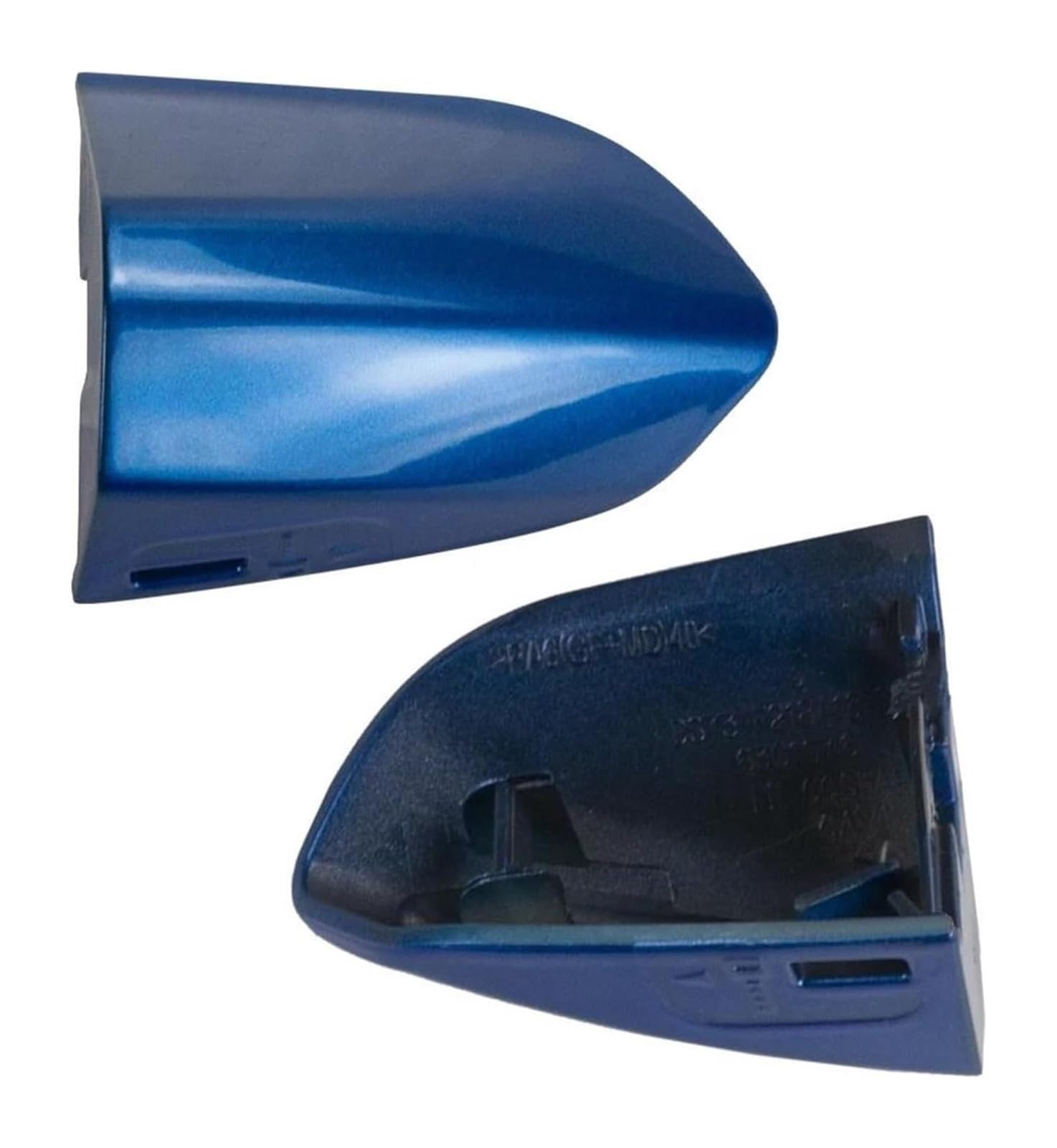 Rinkteea Blue Exterior Car Door Handle Car Door Handle Cover Lhd Exterior Cap For Mustang 2015-2020 Fr3z-63218A15-Acptm(Blue)