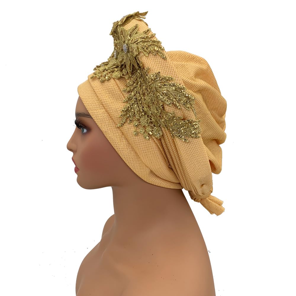 Amazon.com : NJYFG Fashion African Autogele Headtie Nigeria 