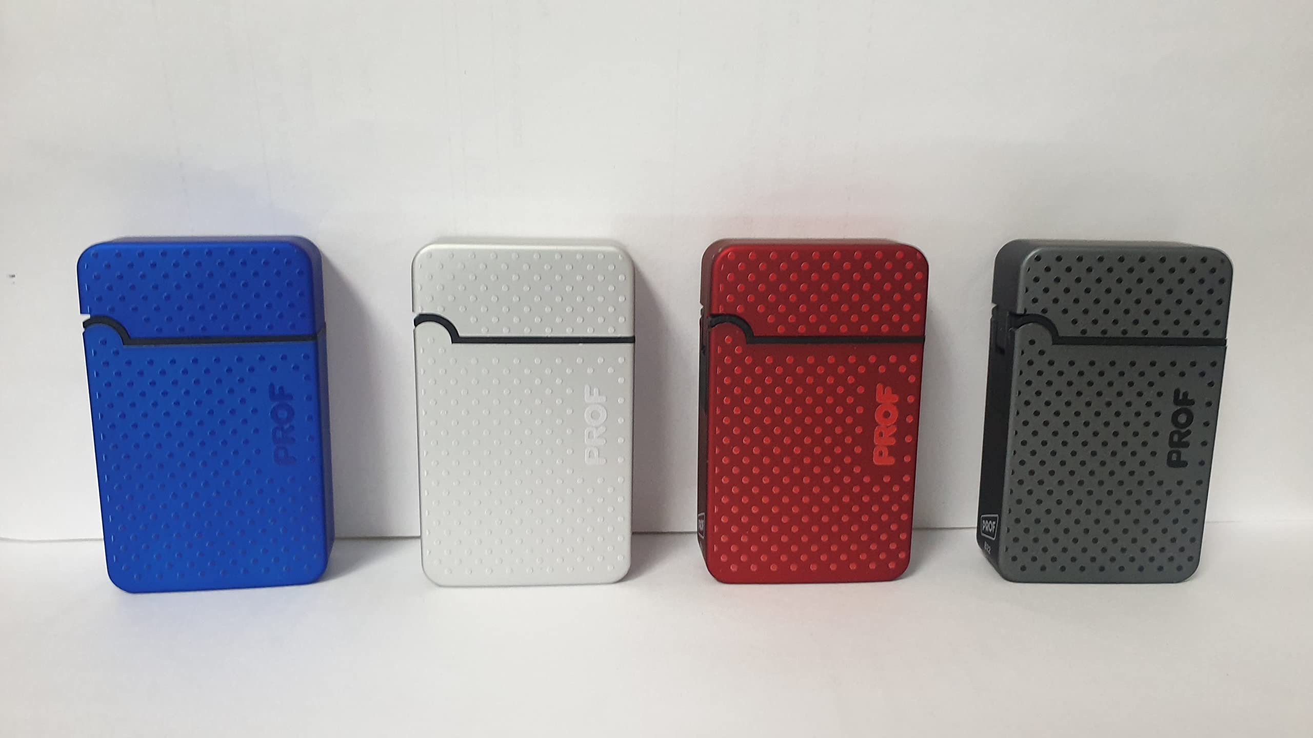 PROF WINDPROOF JET FLAME LIGHTER DOTS METALLIC SHINNY BLUE FLAME FLIP Dust Save Cover TO TOP JET FLAME LIGHTER GAS REFILLABLE CIGARETTE LIGHTERS X 1 (SEND OUT RANDOM COLOUR)