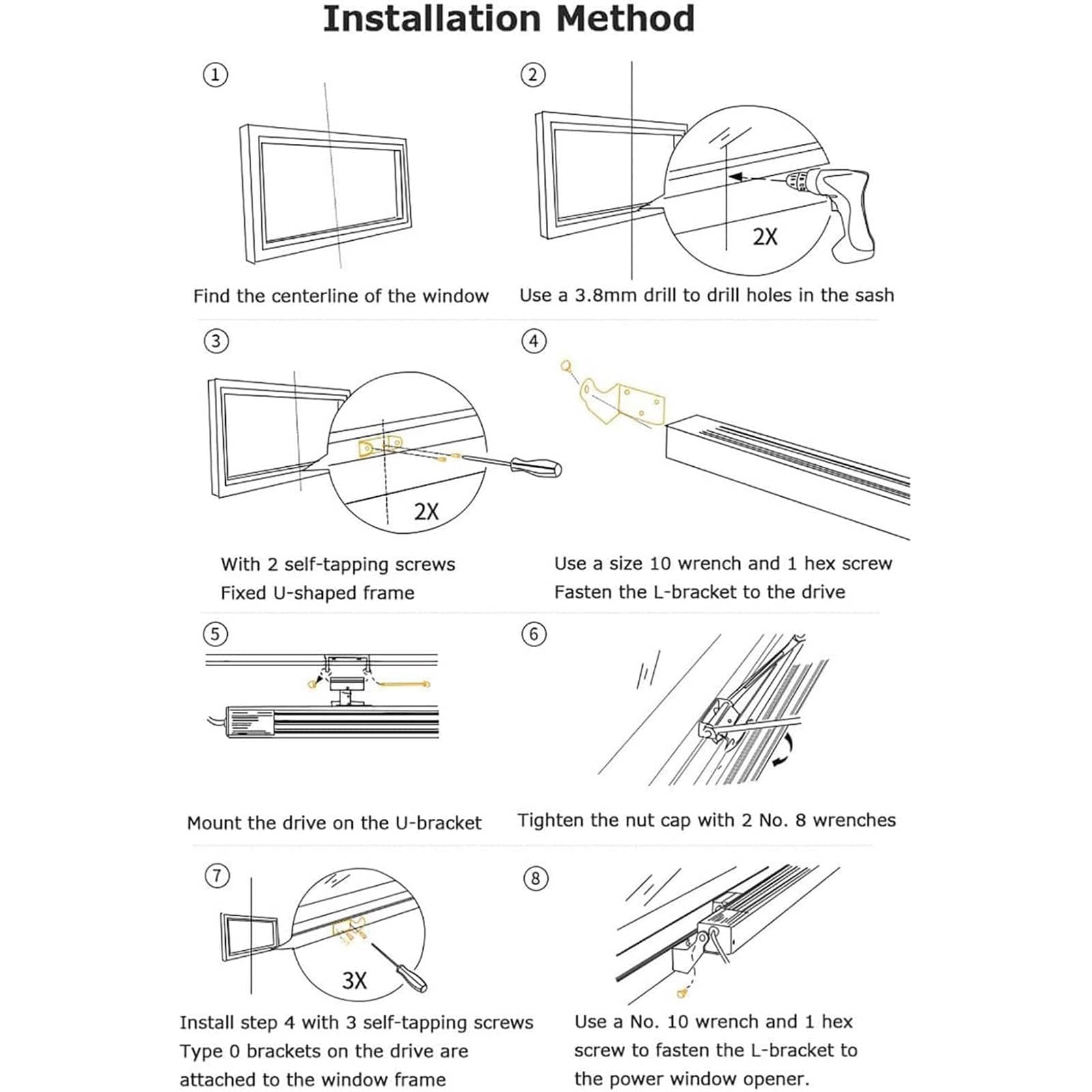 Elektrischer Kettenantrieb Fensteröffner Hub 300-1000mm mit Wandschalter Fernbedienung diebstahlsicher