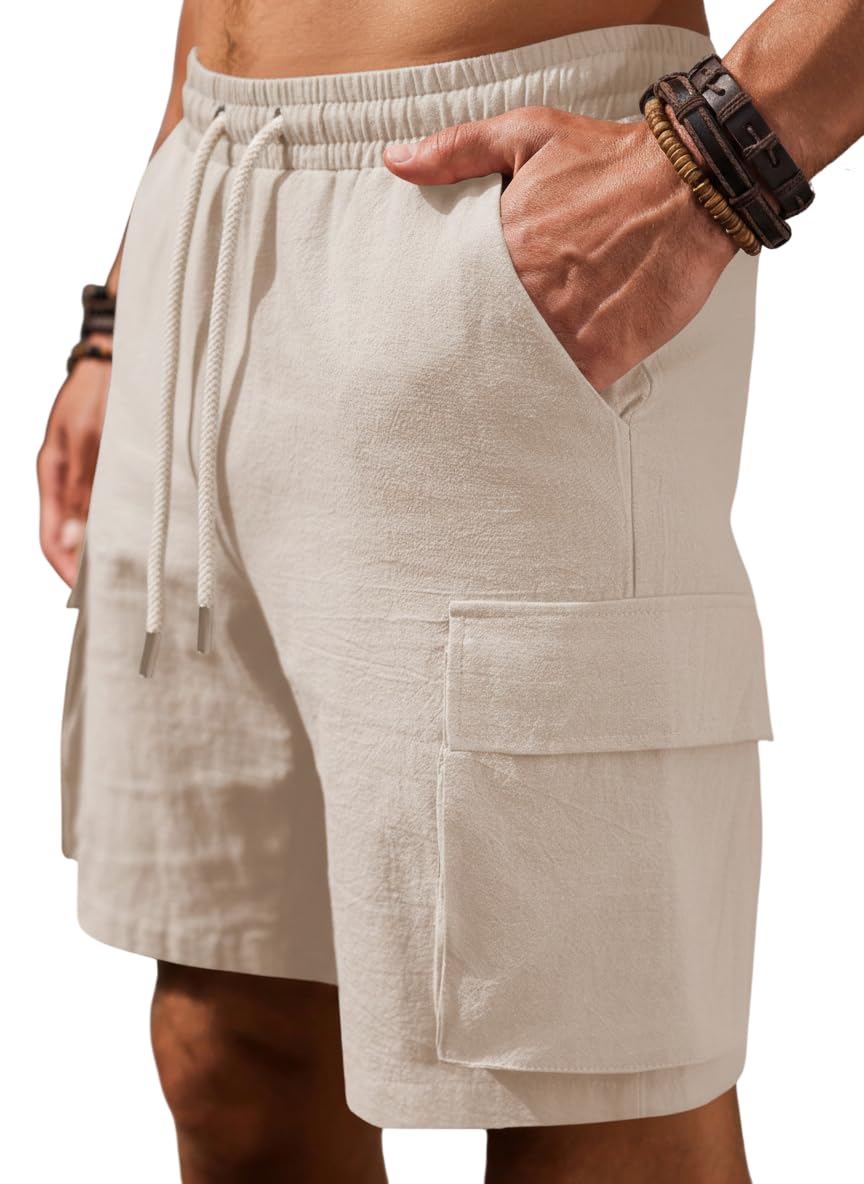 Leriya Fashion Cotton Cargo Shorts for Men | Cargo Men Short's | Casual Comfort Black Bermuda Pant Shorts | Breathable Chino Half Pant Short's | Perfect for Beach & Summer Outfits-picture-43