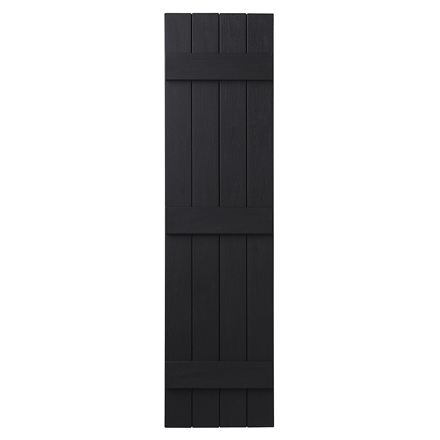 VIN4C1559 33 4 Board Closed Board & Batten Shutter, Black
