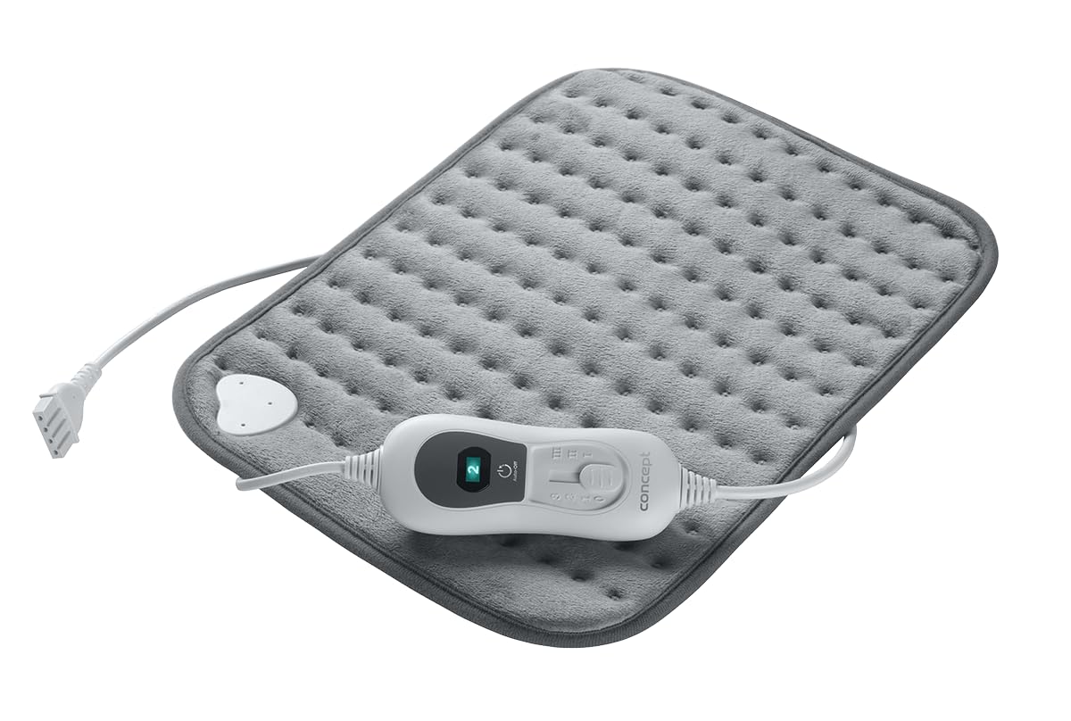 Concept DV7360 Elektrisches Heizkissen mit Abschaltautomatik 30x40cm Wärmekissen 3 Temperaturstufen 100W
