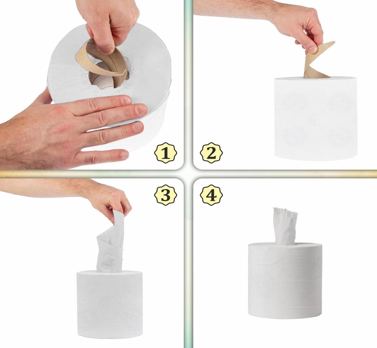 Disposable Paper Kitchen Towel /kitchen Roll Bamboo Pulp Cleaning