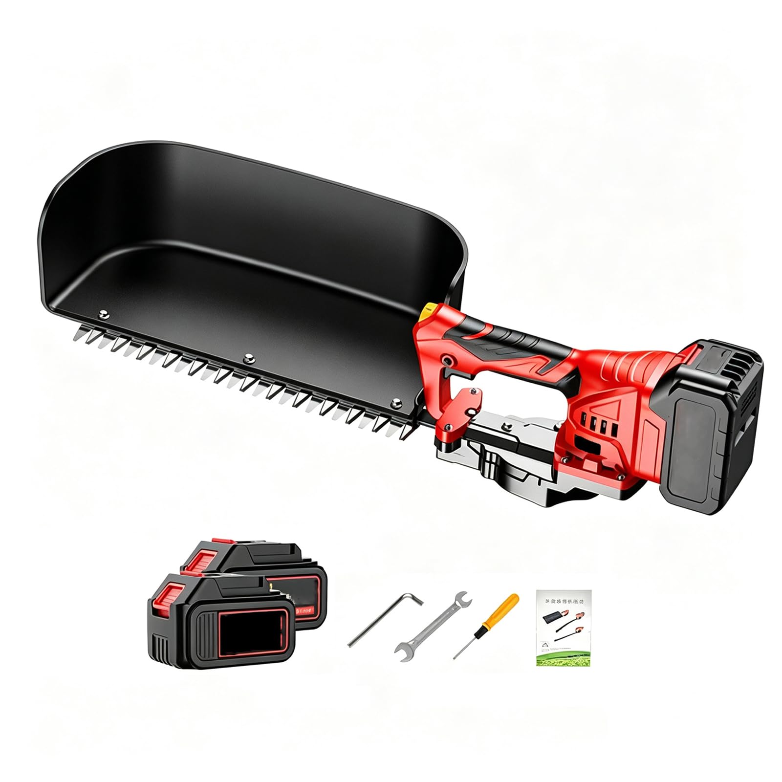 Cosechadora de Té Inalámbrica, 6 Velocidades, Brushless, 2 Baterías