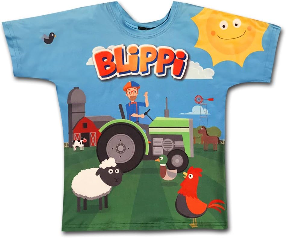 Blippi Child Tractor Shirt for Kids