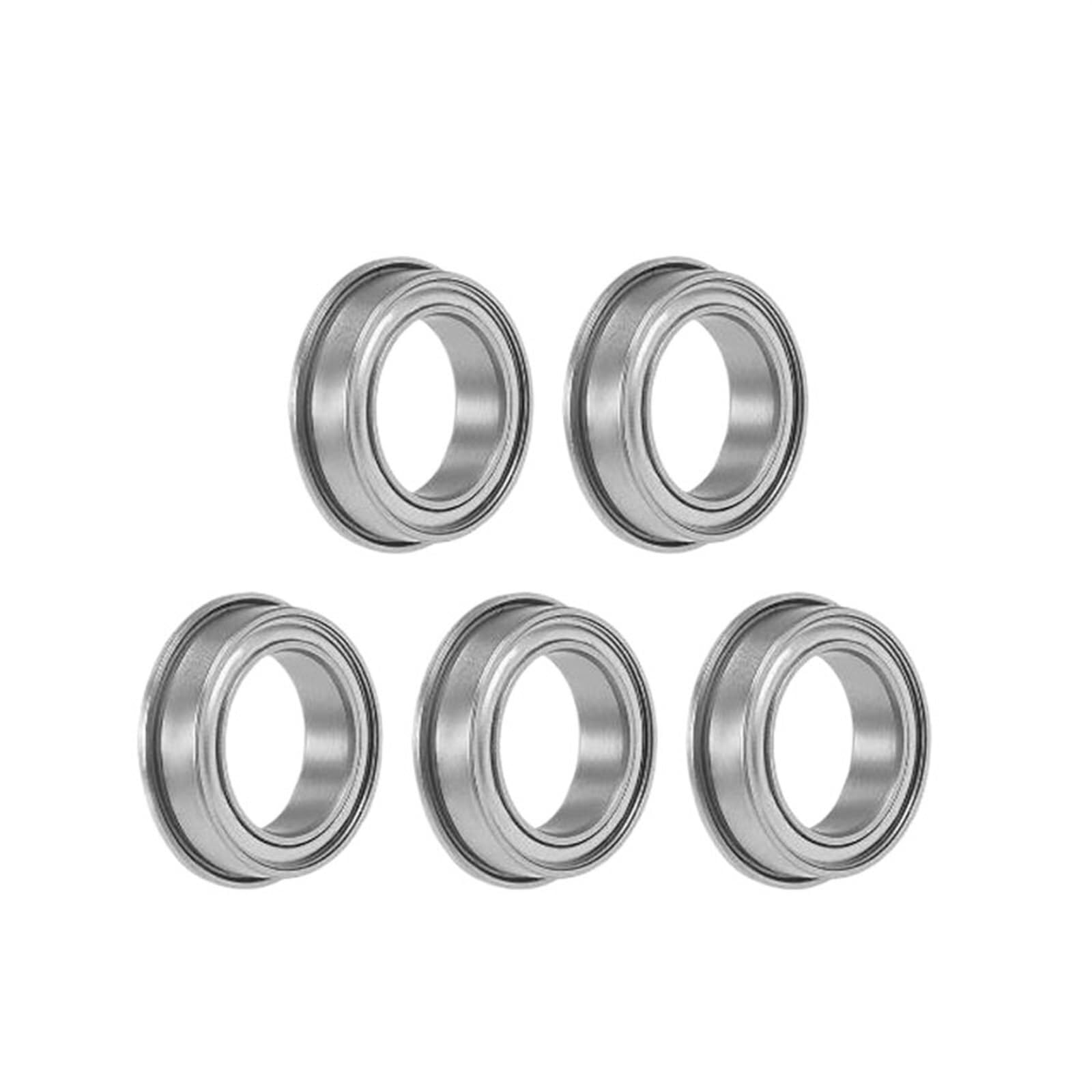 Rodamiento, Rodamiento de brida MF137ZZ, 10/20/50 Uds., 7x13x4mm, ABEC-5, rodamientos bolas con bridas en miniatura MF137 Z ZZ(12PCS)