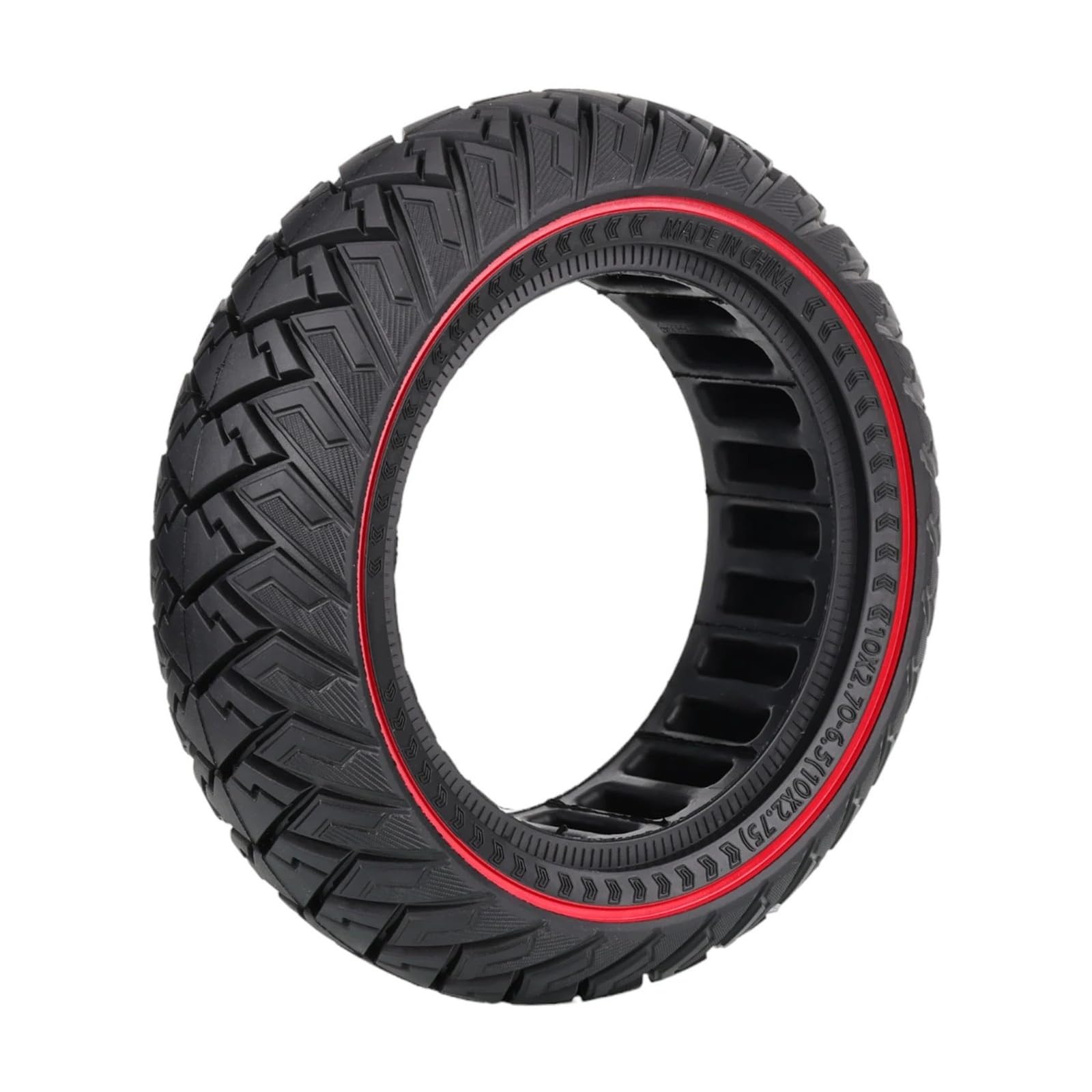 Solidna Opona Do Skutera Elektrycznego, Pasująca Przedniego Tylnego Koła KuGoo, G2 Pro G-Booster opony do skutera(1pcs red)