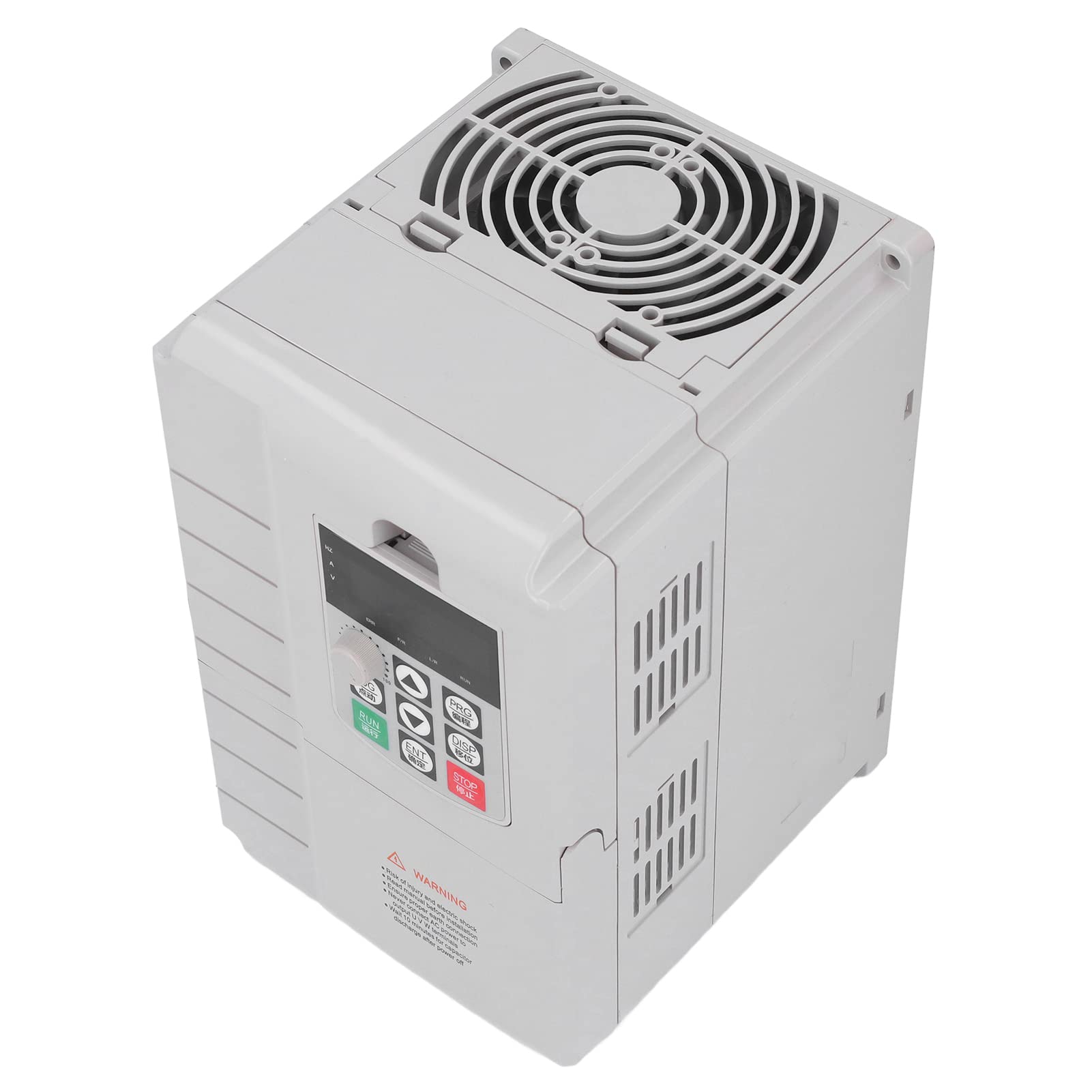 Unidad de Frecuencia Variable VFD, Entrada Monofásica de 220 V a Salida Trifásica de 380 V, 7,5 KW, 10 HP, 40 A, Convertidor Inversor VFD para Control de Velocidad del Motor del Husillo