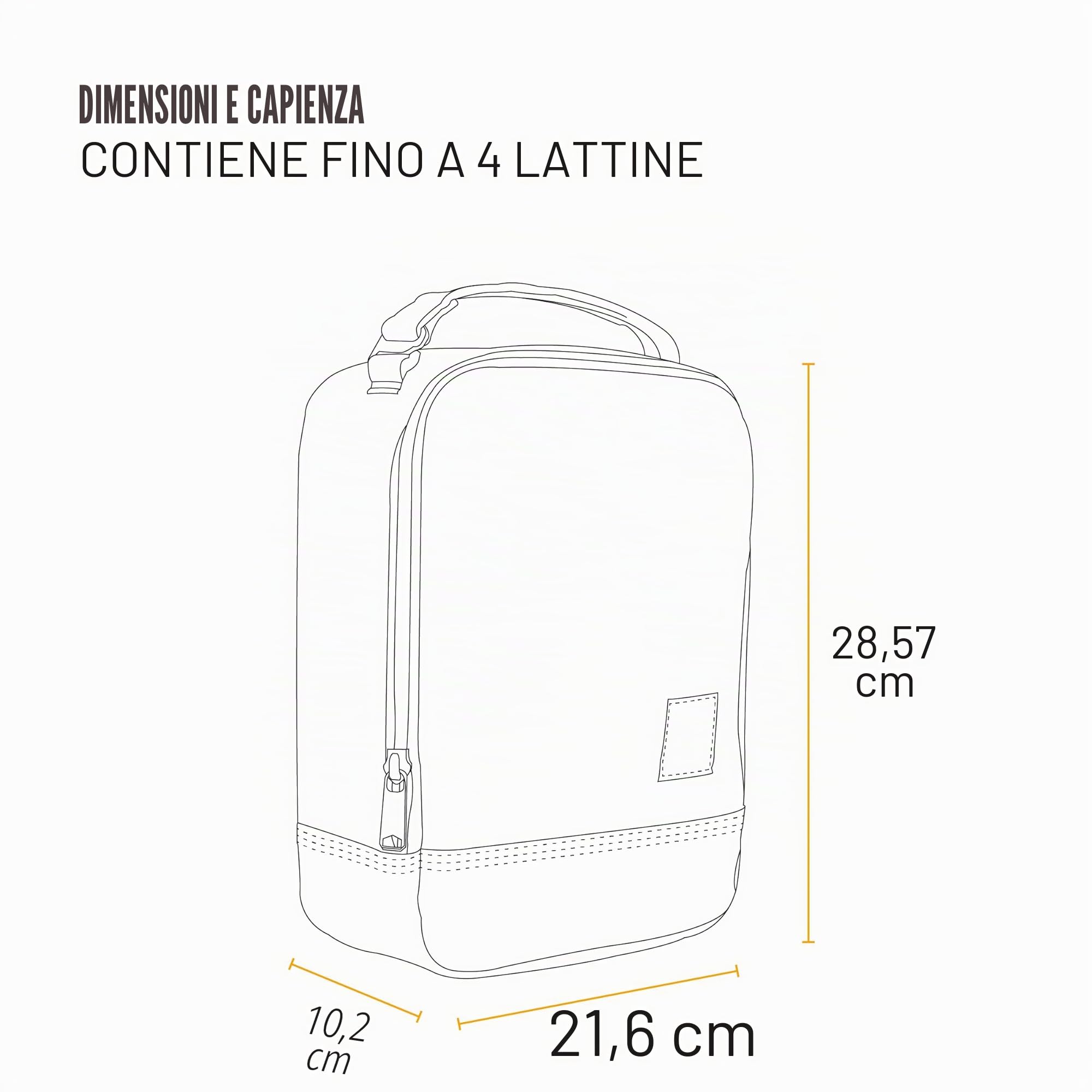 Carhartt Borsa termica per il pranzo, per uomini e donne, completamente isolata, pallida per lavoro, all'aperto e uso quotidiano, nero