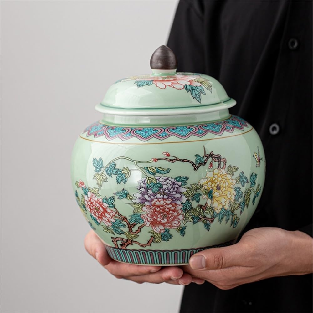 Ceramiczny pojemnik na herbatę ceramiczny zbiorczy słoik do przechowywania herbaty dom kuchnia słoik do przechowywania przypraw luzem herbata czarna herbata zielona pojemnik do przechowywania