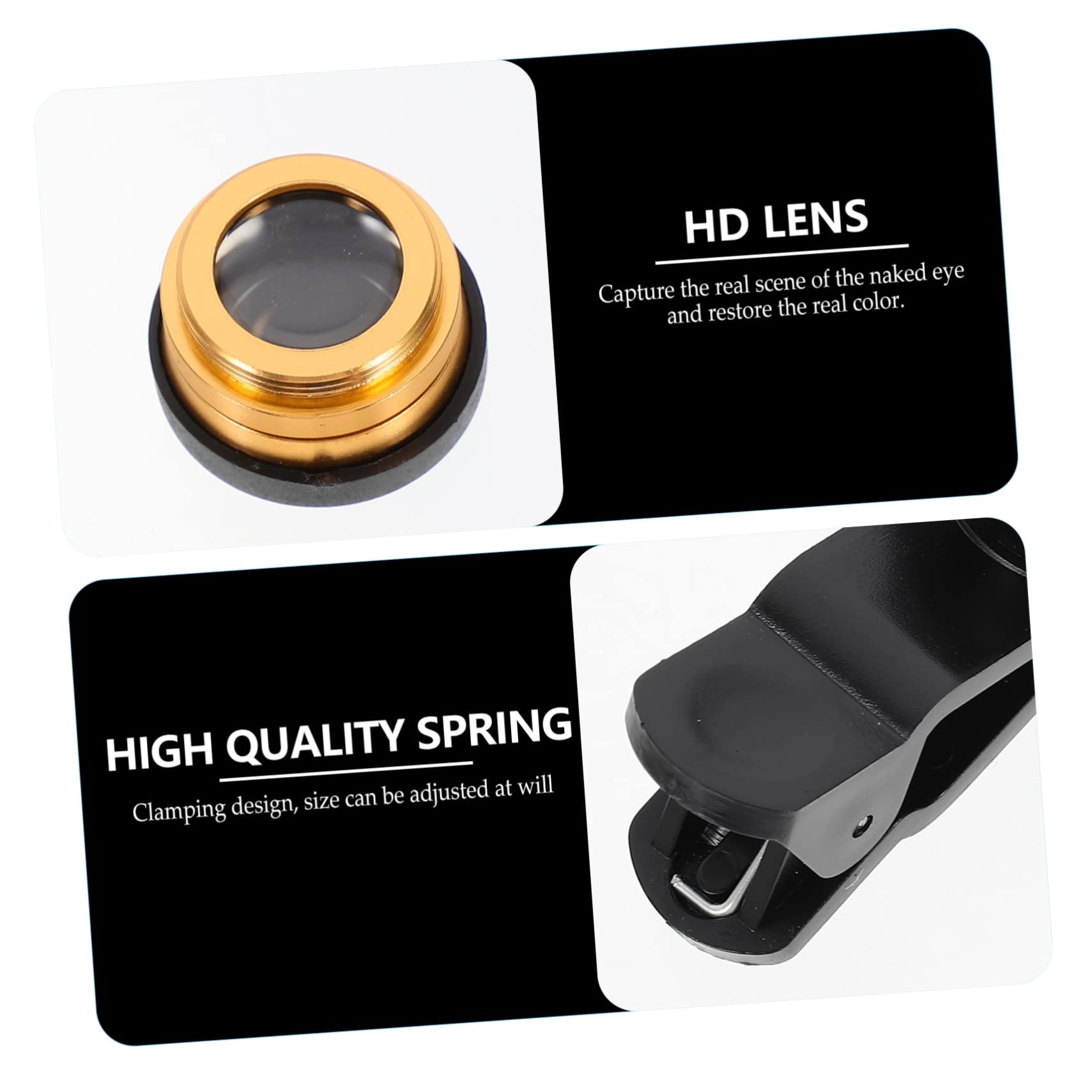 Artibetter 6sets Obiettivi Per Smartphone Macro e Grandangolare Con Clip Accessori Per Fotografia Creativa
