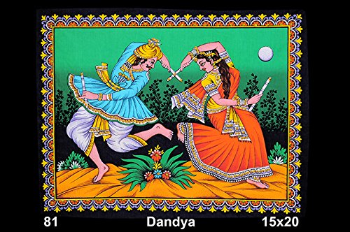 Shivam Home Décor Indian Traditional Wall Hanging Raja Rani Cloth Tapestry-image-46