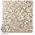 M MOFIT Small Penny Round Peel and Stick Backsplash Tile for Kitchen Wall,Metal Mosaic Tiles Stickers for Bathroom Behind Stove Fireplace (10sheets,Champagne Gold)