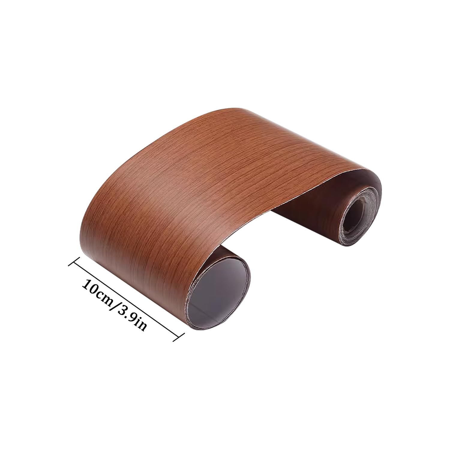 YXHZVON Selbstklebende Marmor Folie Bordüre 10 x 500 cm für Küche Badezimmer Wohnzimmer (Rote Kirsch)