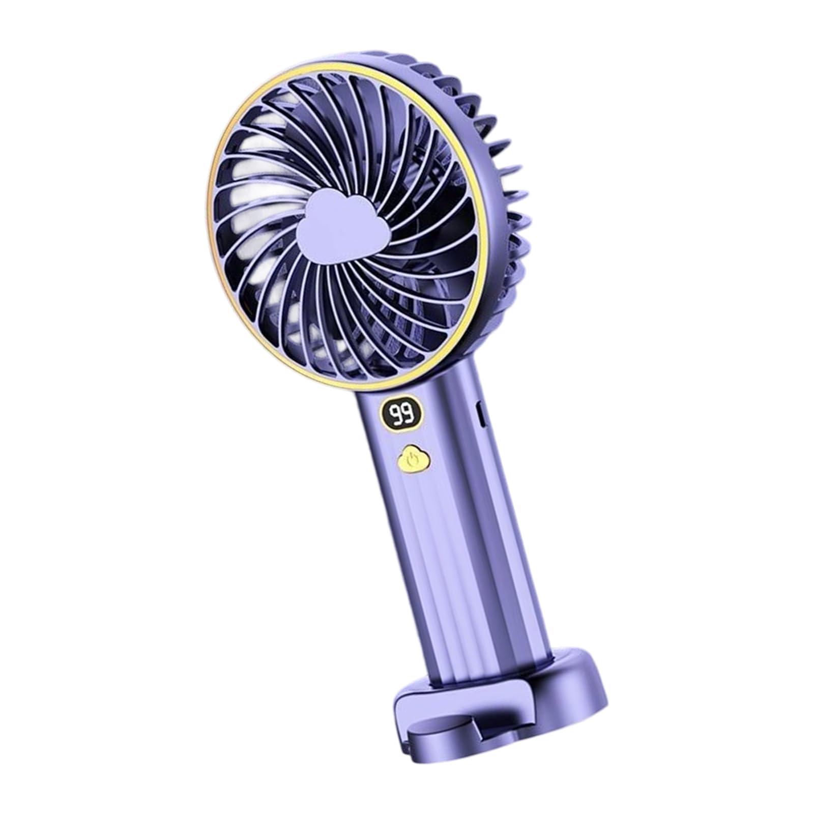 Maxtonser Multifuntional Digital Display Fan Efficient Cooling 6000mAh Quiet Powerful Fan Texture for Outdoor Travel