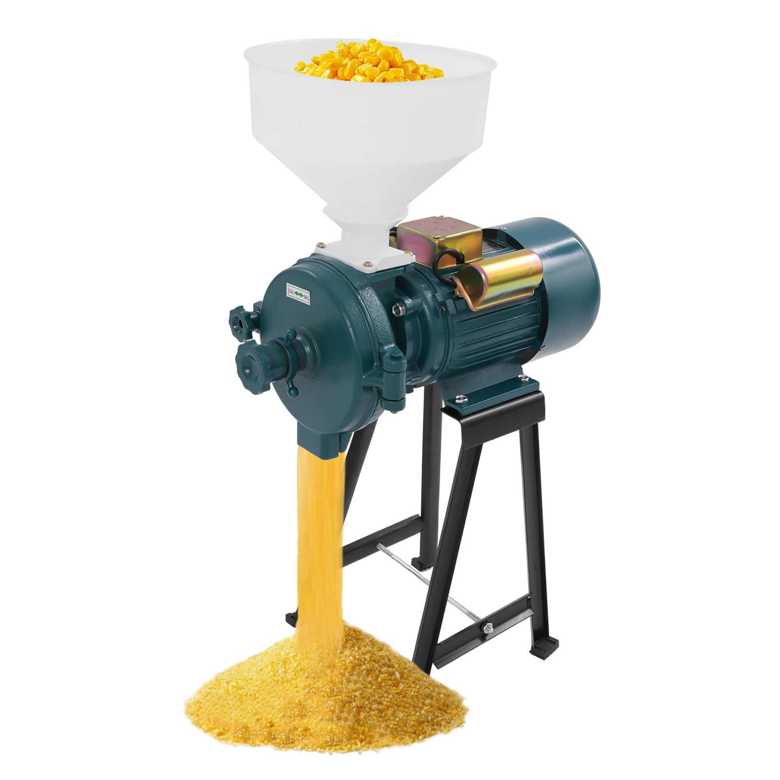 Macinino elettrico per cereali, 2200 W, 220 V, 1400 giri/min, mulino elettrico, macina spezie, per cereali, mais, paglia