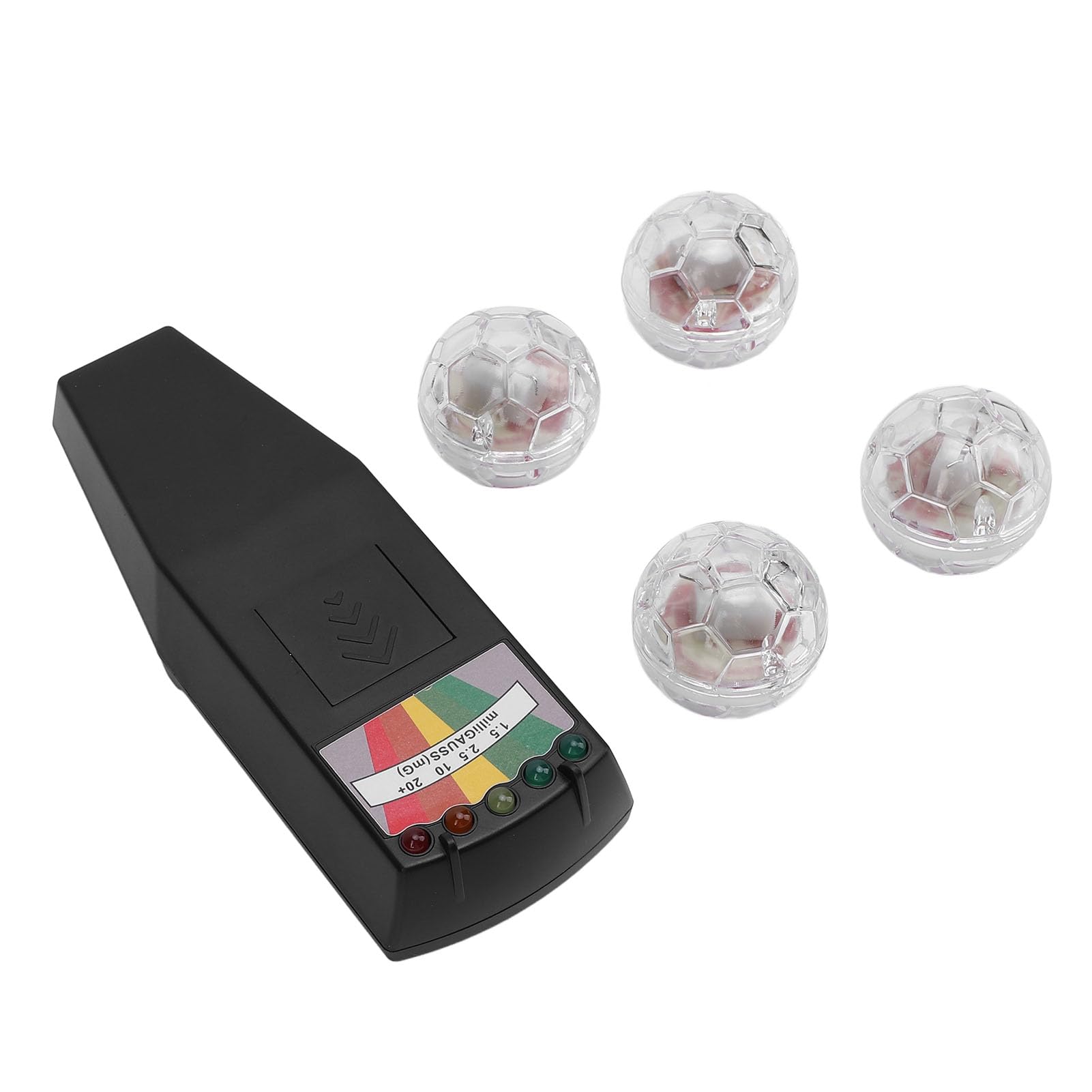 Fafeicy Kit de Equipos de Caza de Fantasmas con Medidor EMF y Bolas de Gato de Movimiento - Detector Paranormal para Uso en Casa, 50Hz a 2000MHz, 178 G