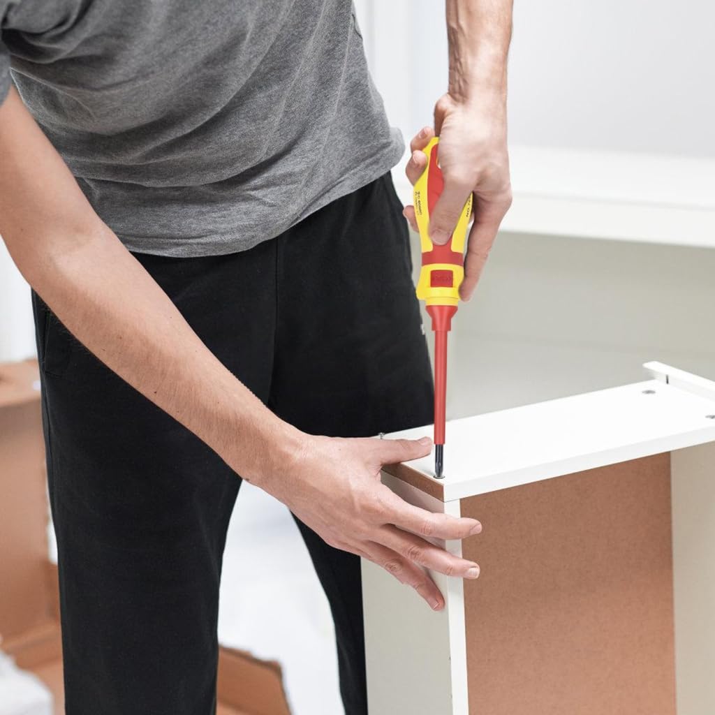 Set di cacciaviti isolati da elettricista, cacciavite con punta magnetica antiscivolo