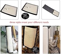 Vista 22 de HAOZAIKEJI Cat Scratcher Mat Sofa Protector Natural Sisal Cat Scratching Mat Cat Scratch Couch Cover Heavy Duty Couch Guard Scratch Pad for Grinding