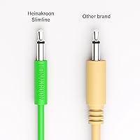 Vista 8 de Heinakroon Cables de conexión CV multicolores de perfil bajo en ángulo/recto de 0.138 in - NO para guitarras - Cables de conexión modulares