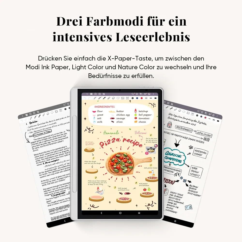 XPPen 10,95" Standalone Zeichentablett mit Display Magic Note Pad | Android 14, 3 Farb-Modi, 90 Hz Bildwiederholfrequenz, 16K Druckstufen, zum Denken, Schreiben und Lesen