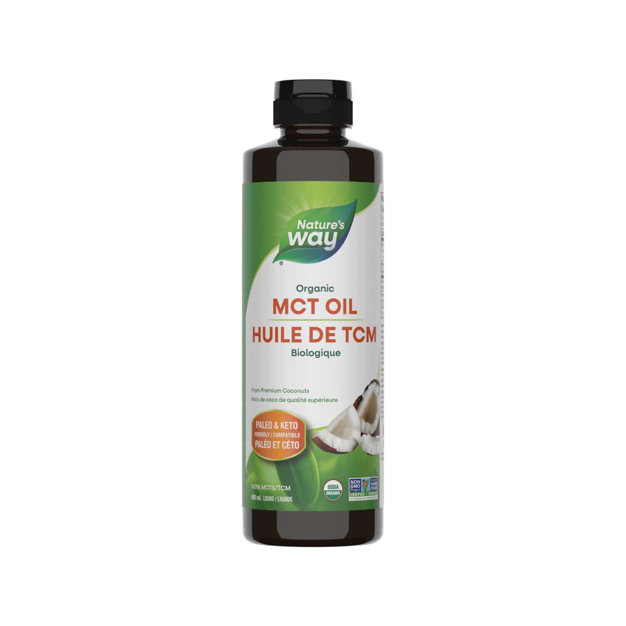 Nature's Way 100% Pure MCT Oil - Keto & Paleo Friendly
