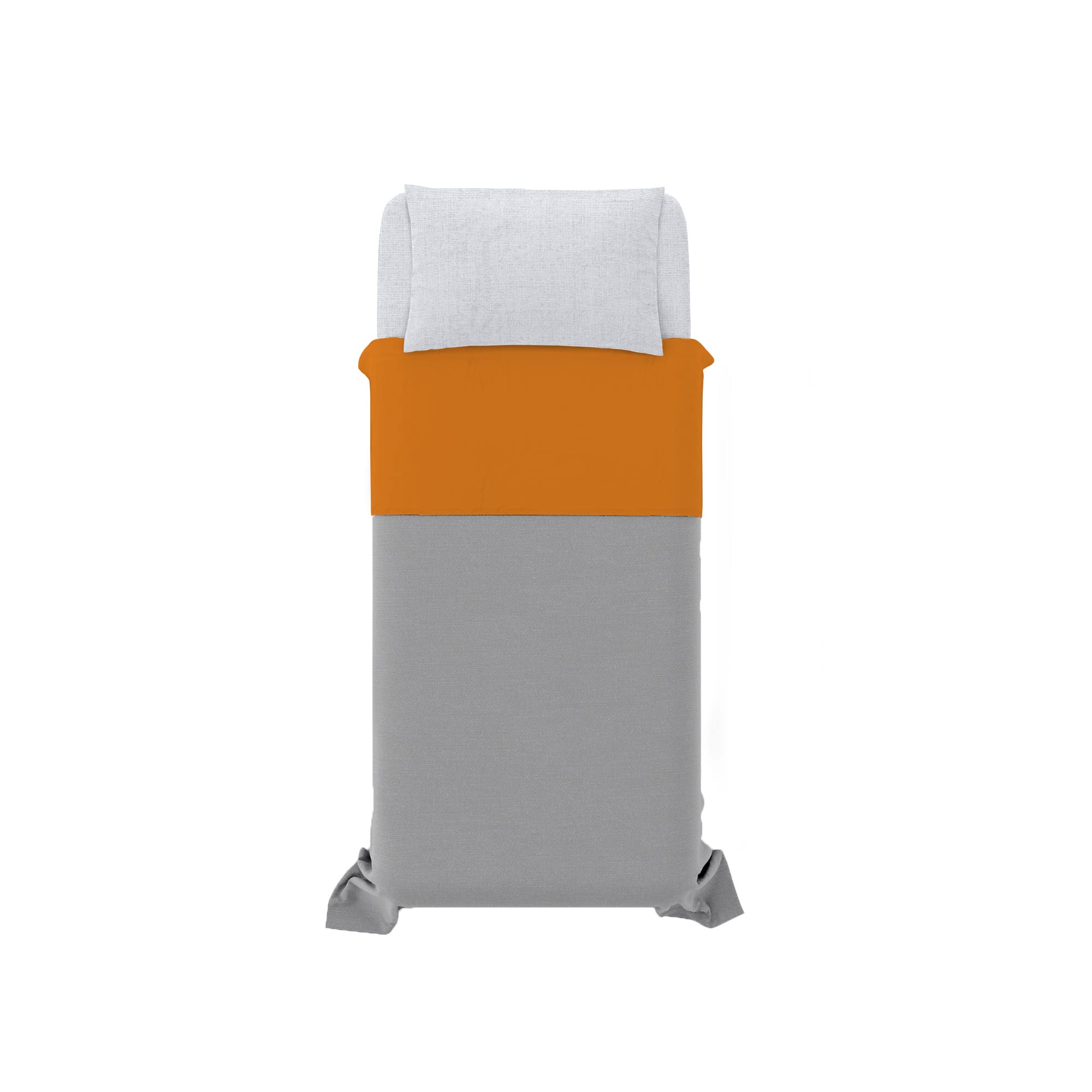 B-CL-TC-1P-09-zucca Bed set 100% Cotton TRENDY CHIC, Single, Pumpkin - Image 2