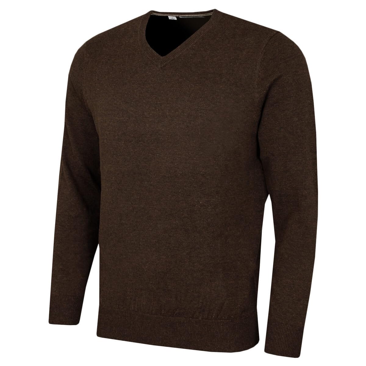 Calvin Klein Men's Peat V-Neck Soft Cotton Sweater - Xxl
