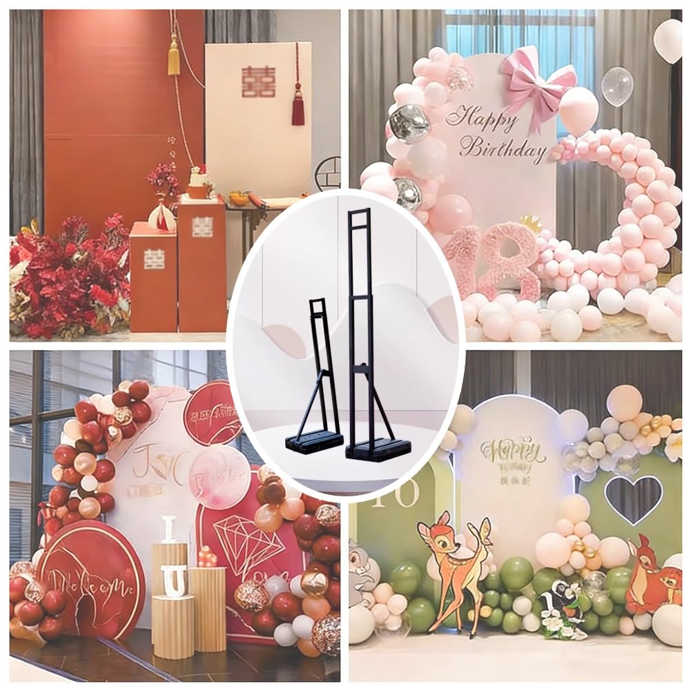 Soporte Para Carteles De Alta Resistencia — Portacarteles Con Base Rellenable De Agua Mejorada, Soporte De Pie Ajustable, Ideal Para Bodas, Diversos Eventos