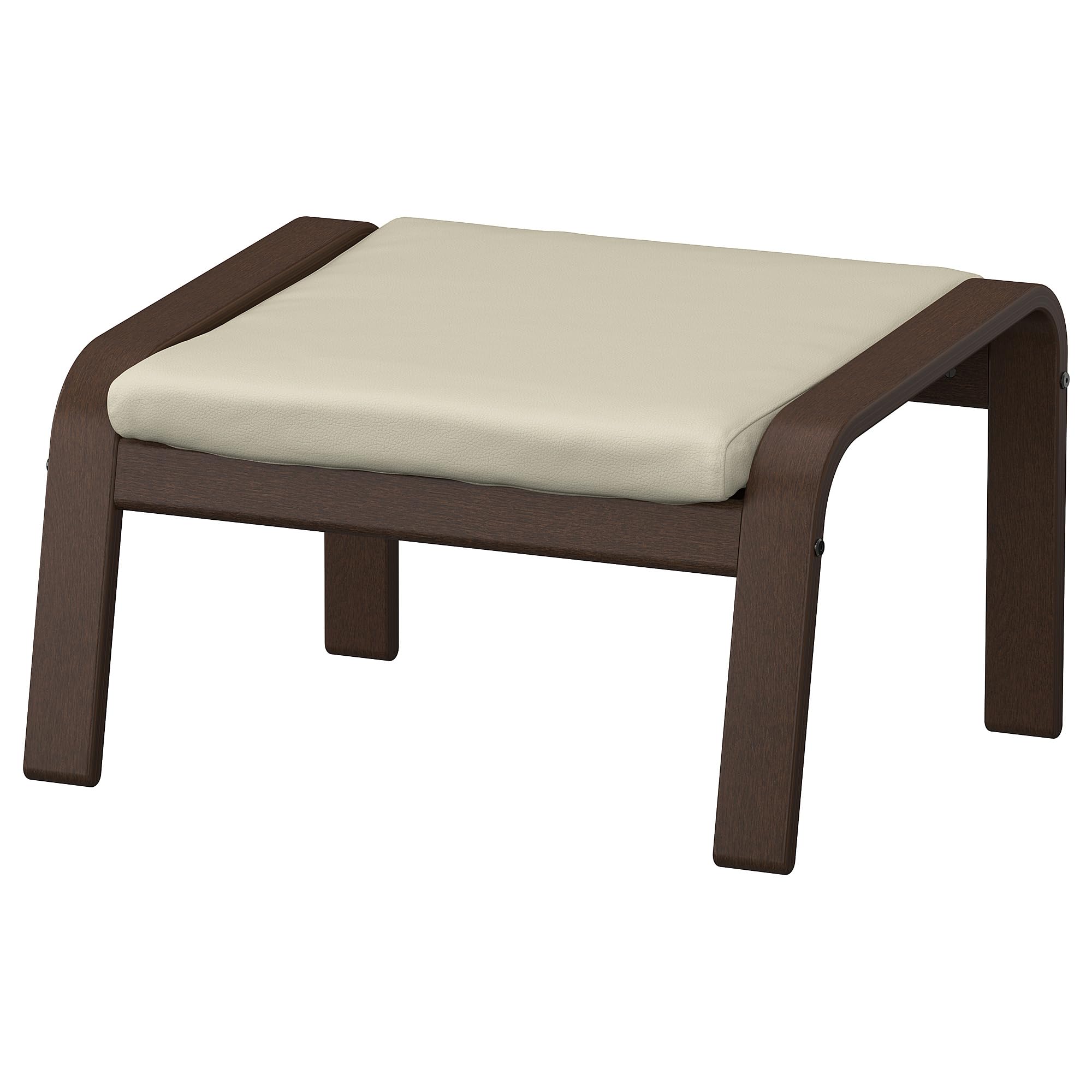 POÄNG Repose-pieds marron et coquille d'œuf ProTuning pour fauteuil de salon