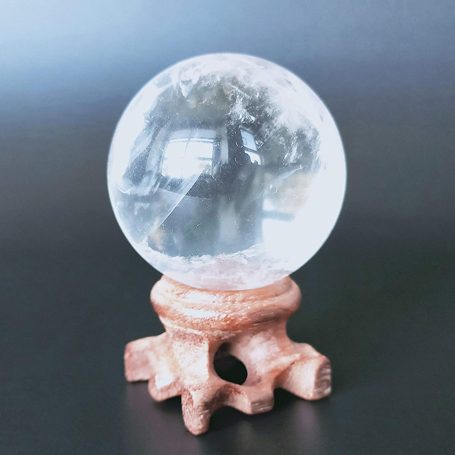 Amazon.co.jp: Polar Jade 天然石パワーストーンクリアクォーツ丸玉