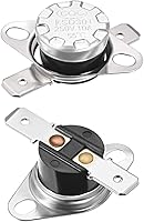 Vista 7 de uxcell KSD301 Termostato 104.0 °F/104°F 10A Normalmente Abierto N.O Ajuste Snap Disc Interruptor de Temperatura 2pcs, Material de Baquelita