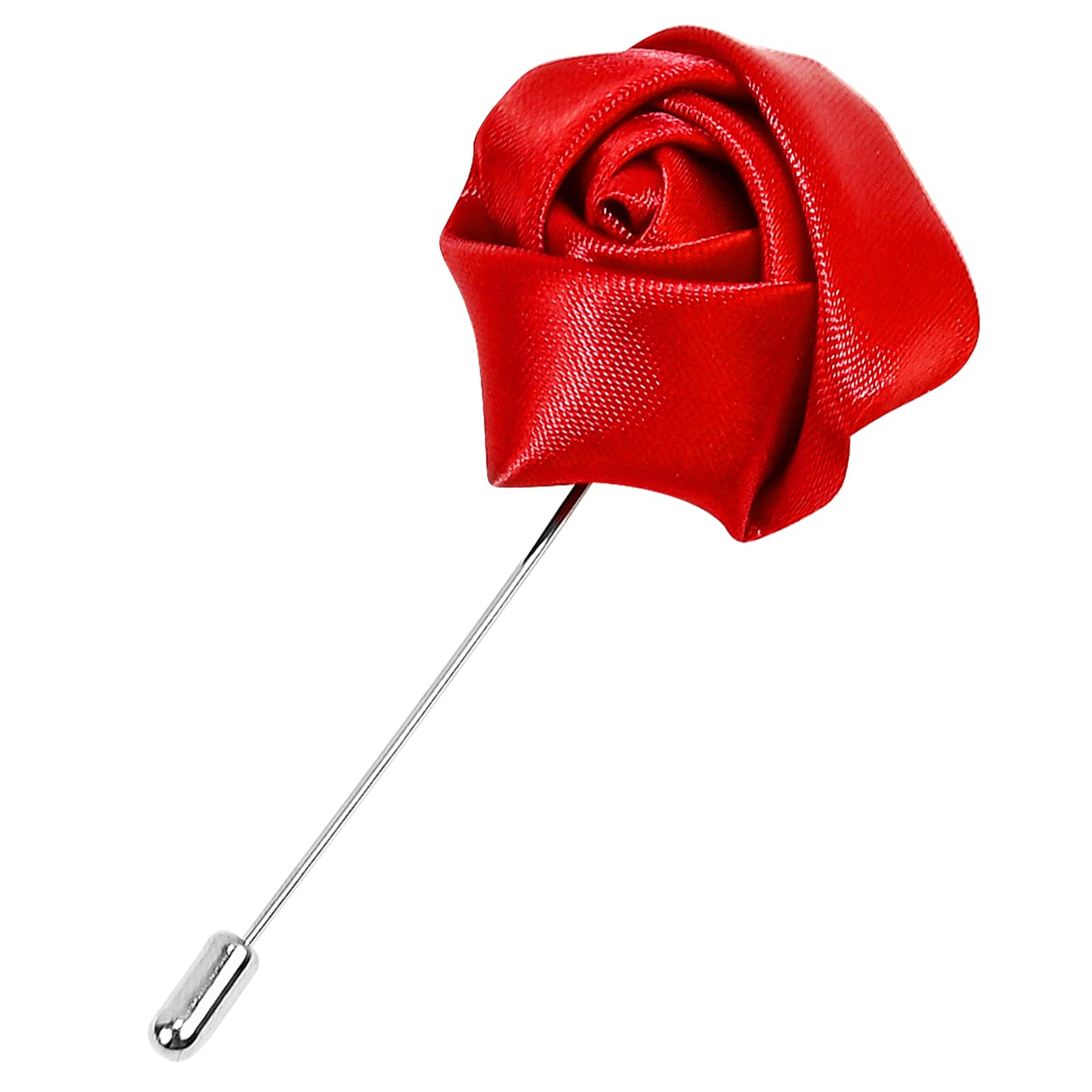 - 1Pcs Flower Lapel Pins,Rose Pins for Men for Dance,Party,Wedding