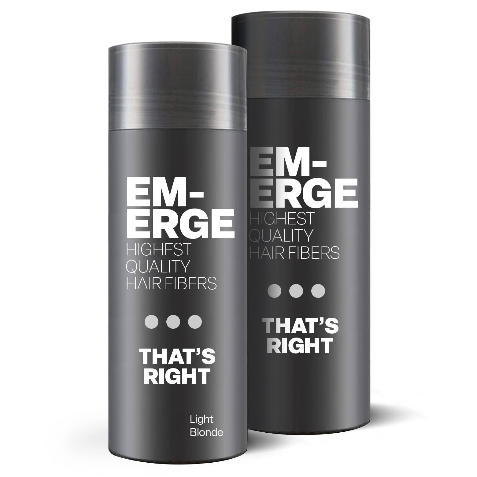 2-Pack Hair Building Fibers in Black