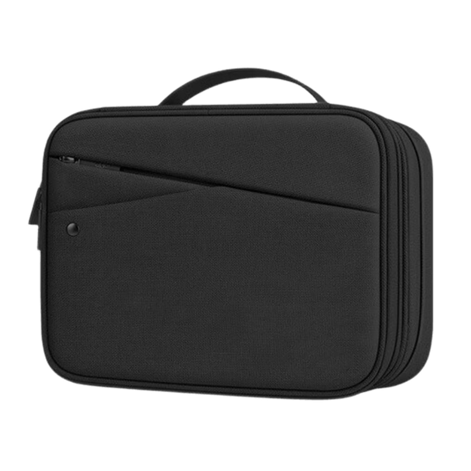 Borsa leggera Tasche portaoggetti a scomparti multipli Realizzata in custodia da trasporto in tessuto nylon Ideale per borsa per accessori